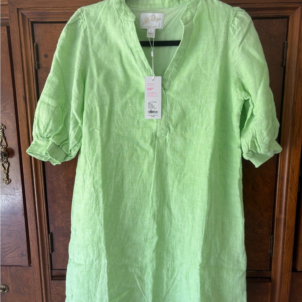 Lilly Pulitzer Lagoon Linen Top